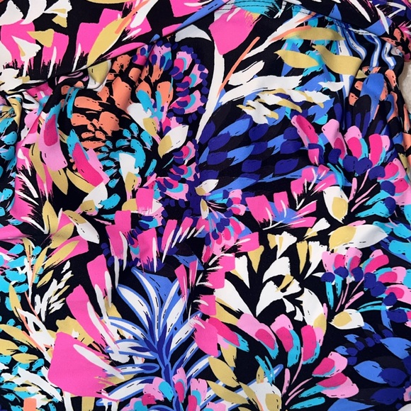 Island Escape tankini top swimwear Tropical-bright details underwire push up 8 - Picture 5 of 11